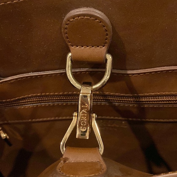 Sorial New York Cognac Tan Tote Bag - Picture 6 of 8